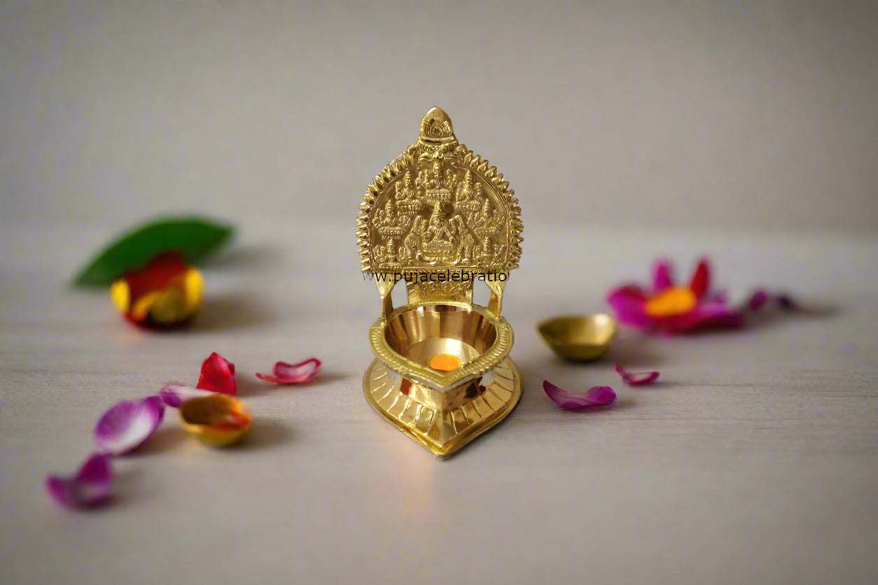 Brass Ashtalakshmi Diya