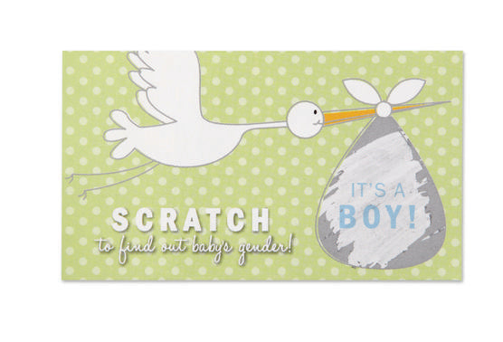 Baby Reveal Scratch-Off Cards - It's a Boy!
