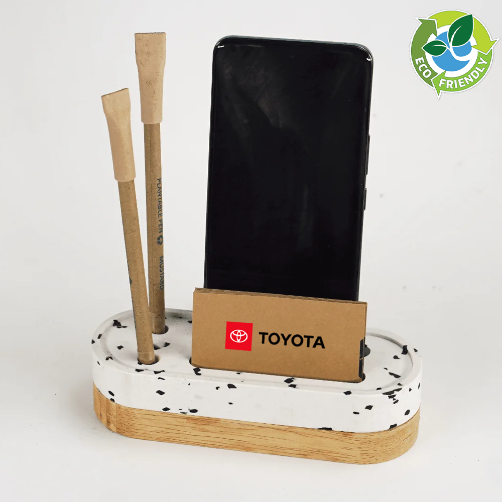 Mini Eco-Desk Organizer - Desk Accessories - Ideal Corporate Gift