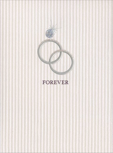Wedding Greeting Card - Rings