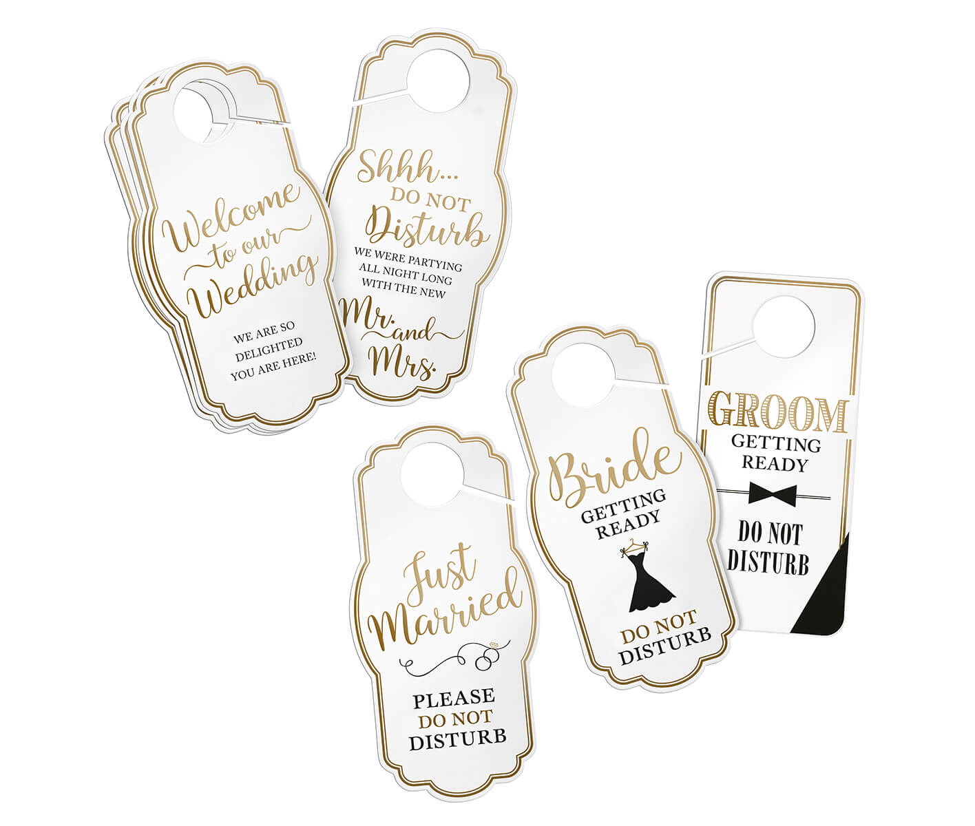 15 Gold Wedding Door Hangers for Guests and more