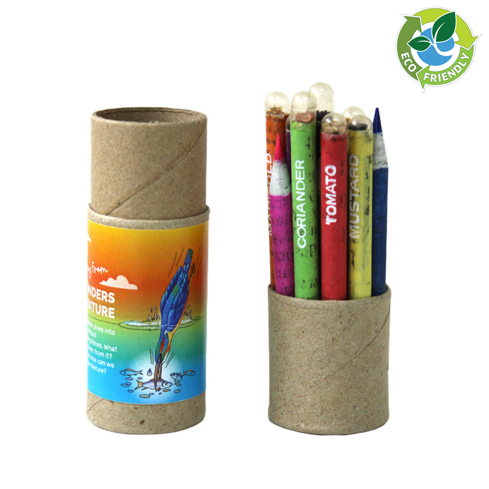 Kingfisher Coloring Mini Seed Pencils (10 pc) - Sustainable Corporate Gifts