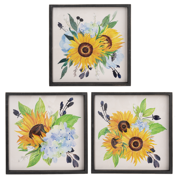Texture Sunflower Wall Decor