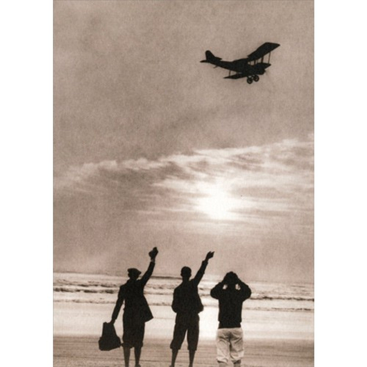 Congratulations Greeting Card - Biplane in Florida
