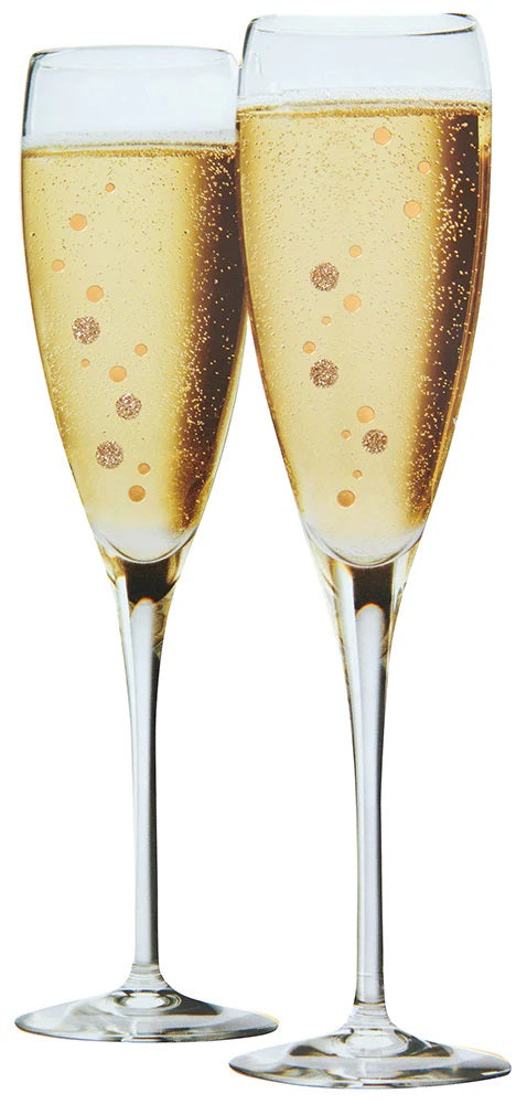 Congratulations Greeting Card - Champagne Flutes