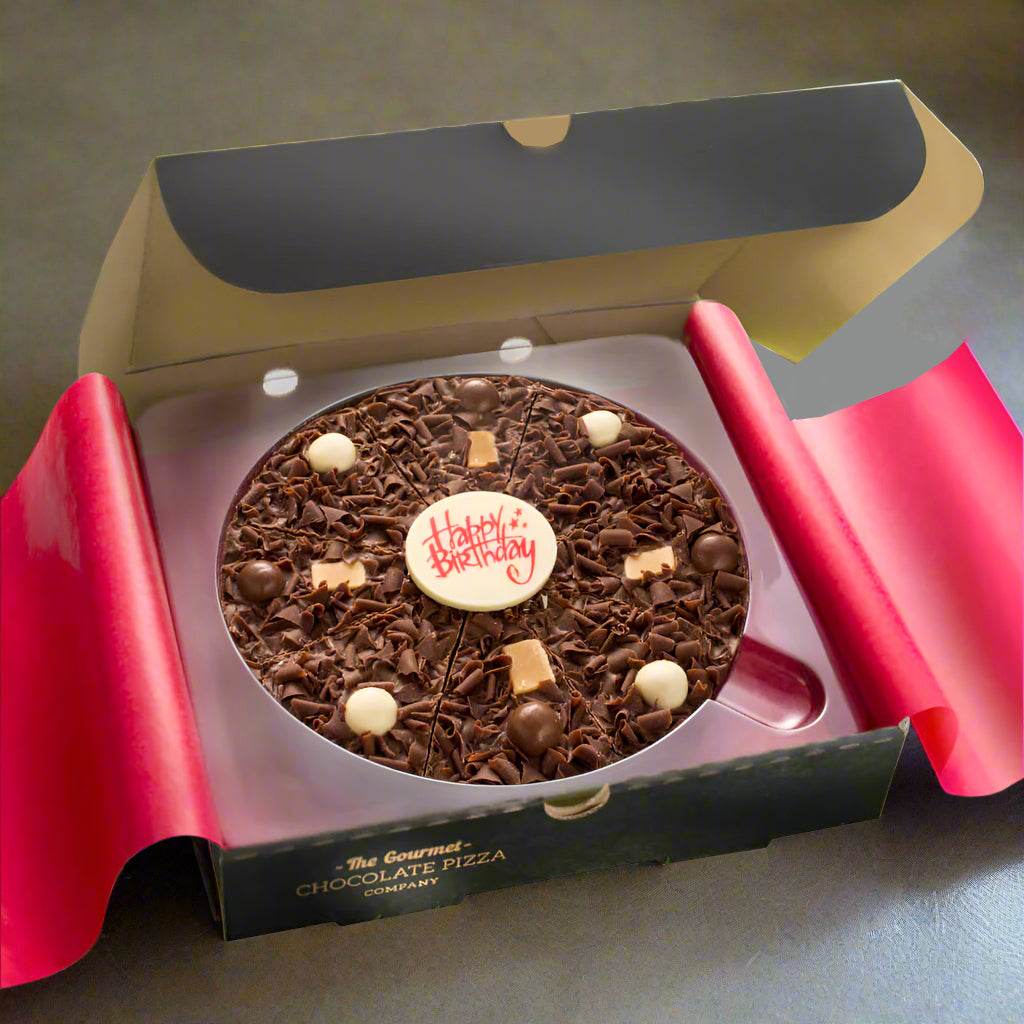 Happy Birthday Gourmet Chocolate Pizza
