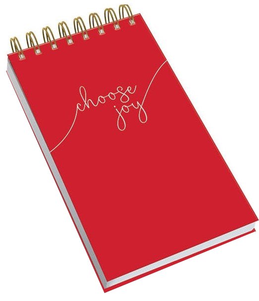 Wide Ring Spiral Notebook - Choose Joy