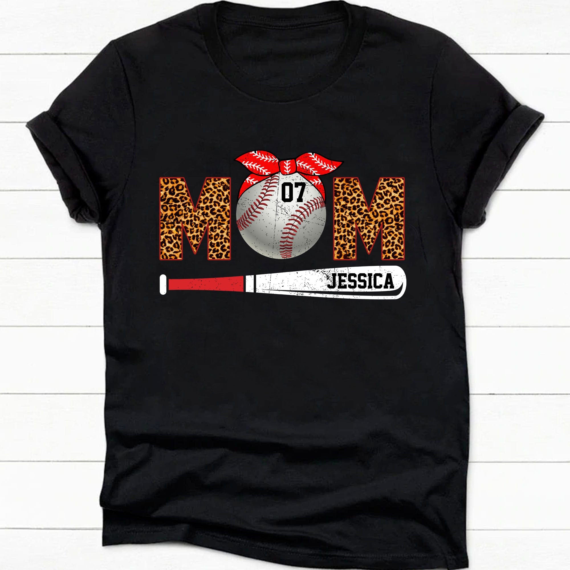 Baseball Mom Shirt Personalized Custom Baseball Shirt H482
