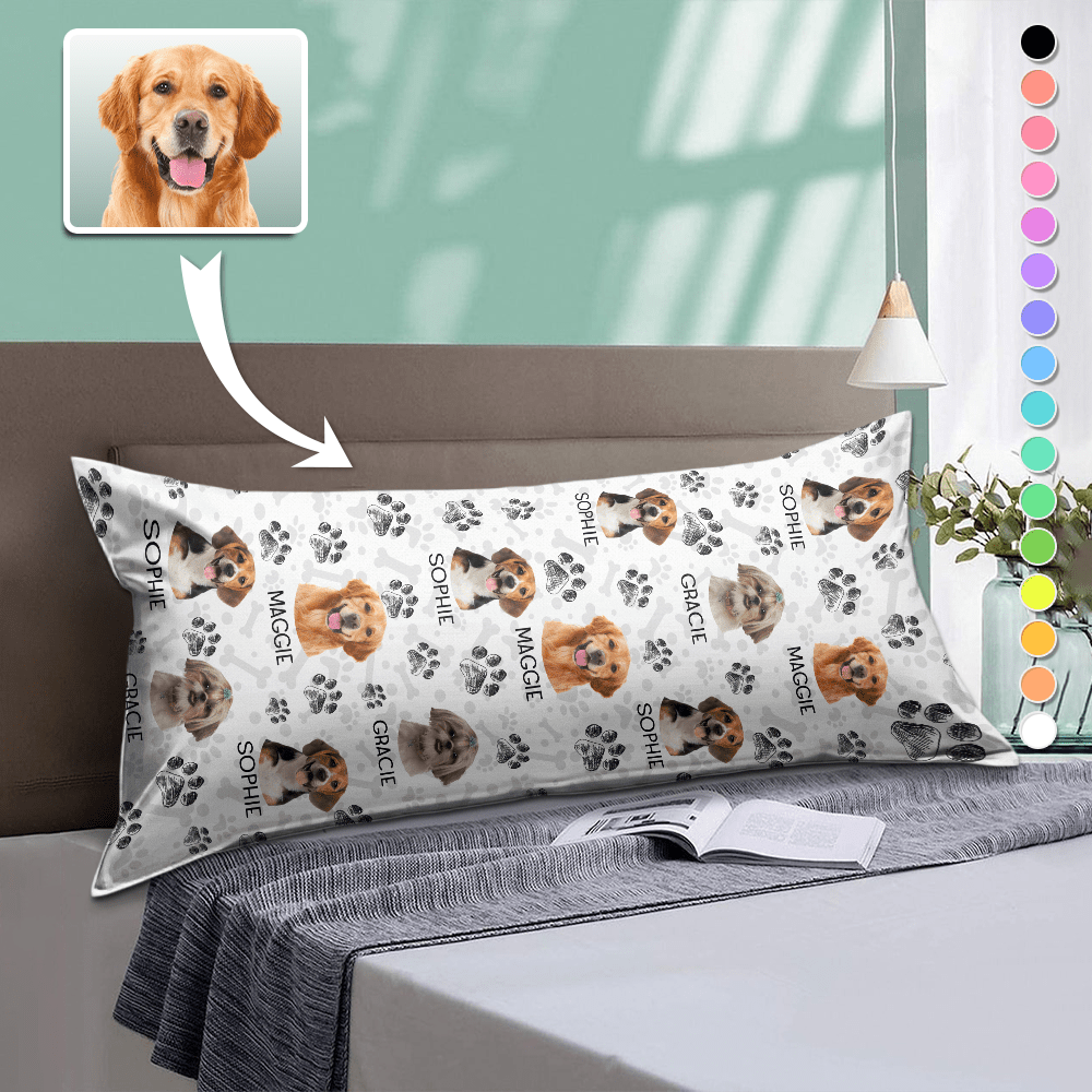 Custom Photo Dog Mom Cat Mom Rectangle Pillow Case TA29 890152