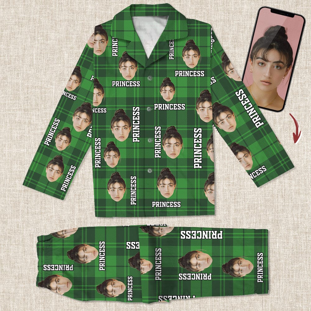 St. Patrick's Day Custom Human Face Photo Irish Pajamas K228 888878