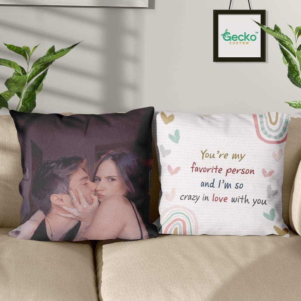 You're My Favorite Person Couple Throw Pillow HN590