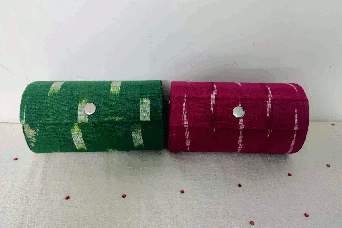 Ikkat Design Bangle Box